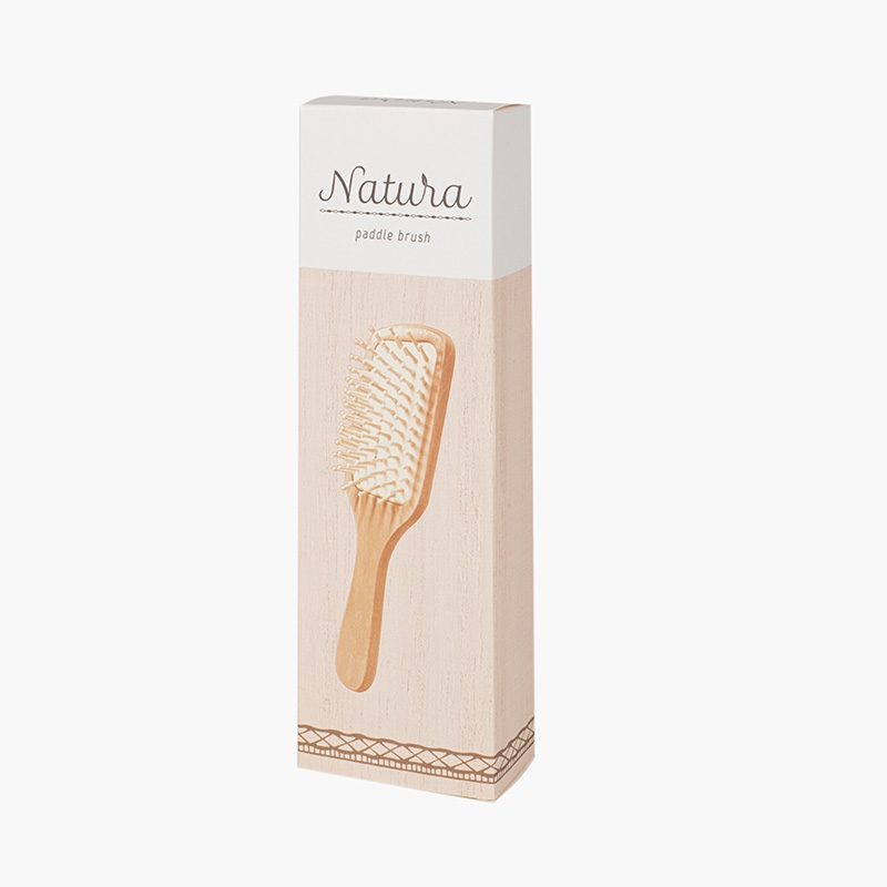 Lược chải tóc bằng gỗ Natura 22cm thương hiệu LOMAN
