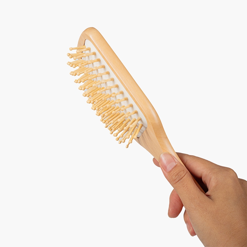 Lược chải tóc bằng gỗ Natura 22cm thương hiệu LOMAN