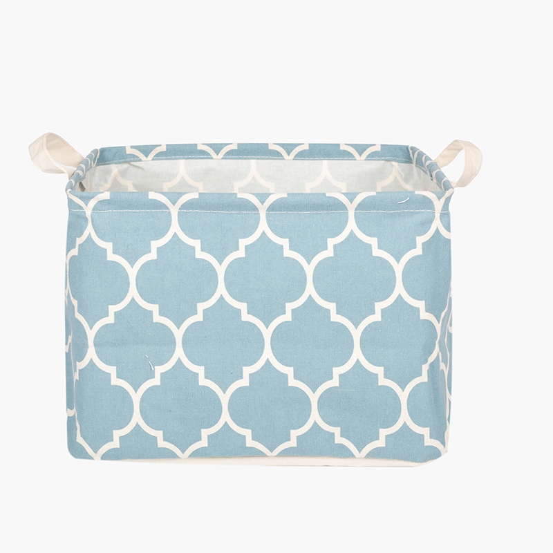 Giỏ vải đựng đồ  gấp gọn 30x23cm (Nhiều mẫu)-Giao mẫu ngẫu nhiên thương hiệu LOMAN