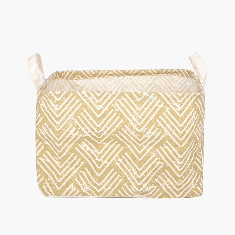 Giỏ vải đựng đồ  gấp gọn 30x23cm (Nhiều mẫu)-Giao mẫu ngẫu nhiên thương hiệu LOMAN