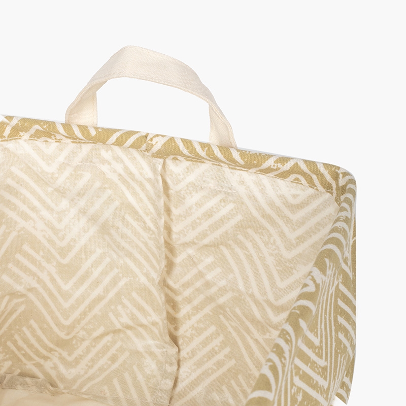Giỏ vải đựng đồ  gấp gọn 30x23cm (Nhiều mẫu)-Giao mẫu ngẫu nhiên thương hiệu LOMAN