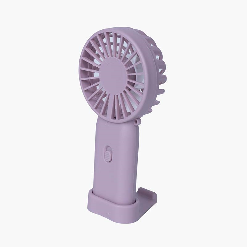 Quạt cầm tay mini dùng pin kèm chân đế giá đỡ điện thoại (Nhiều mẫu)-Giao mẫu ngẫu nhiên thương hiệu LOMAN