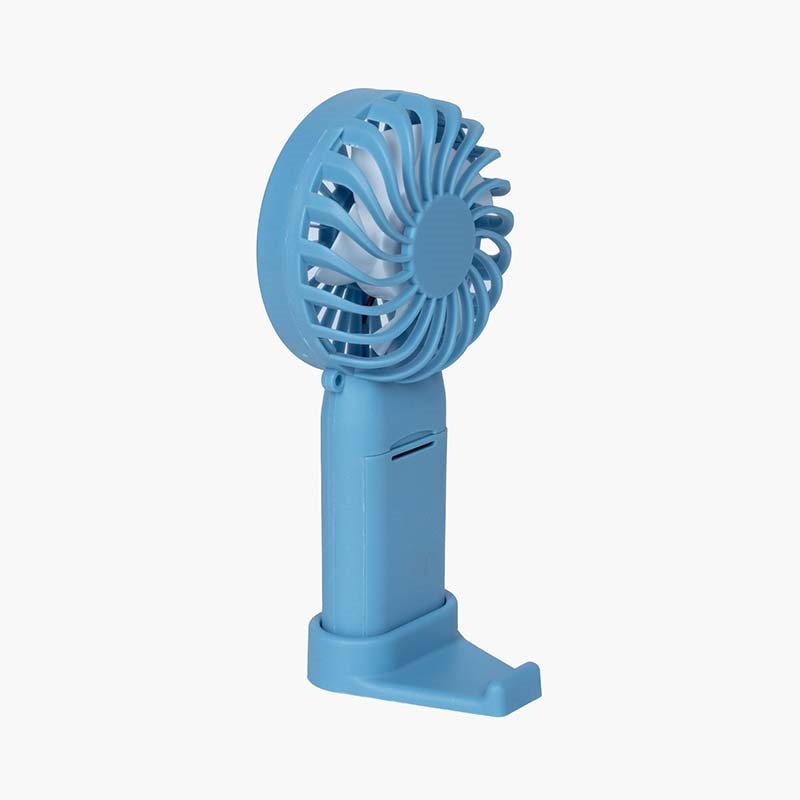 Quạt cầm tay mini dùng pin kèm chân đế giá đỡ điện thoại (Nhiều mẫu)-Giao mẫu ngẫu nhiên thương hiệu LOMAN