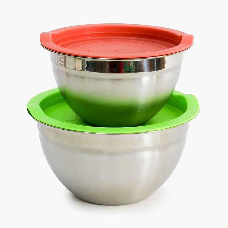 Hộp inox đựng thực phẩm 2 cái (650ml; 1L)