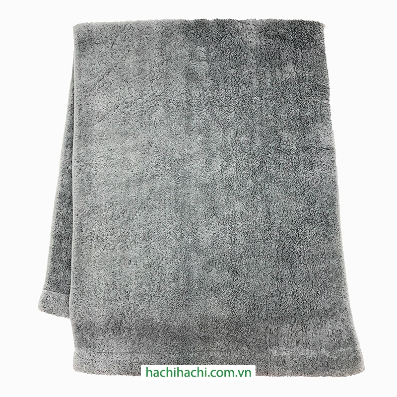Khăn vải cotton cao cấp siêu thấm hút Air Kaol 34x85cm XTCF3485 Grey thương hiệu 