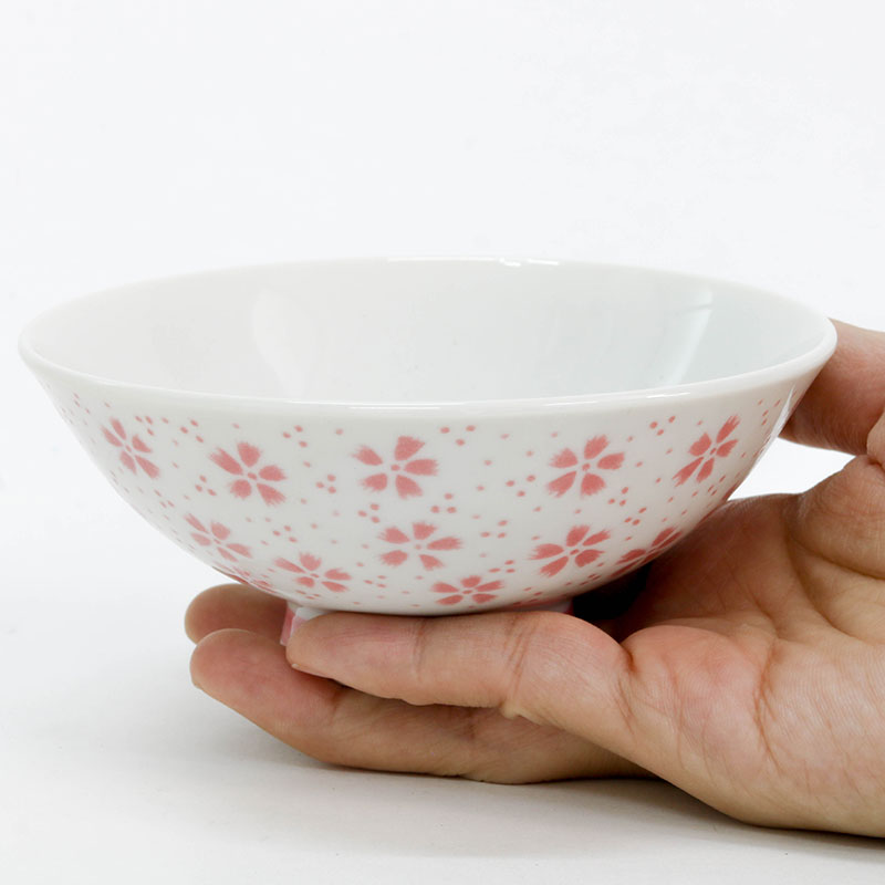 Chén bát sứ Nhật Bản, chén bát ăn cơm 11.5cm (Sakura hồng), dùng được lò vi sóng thương hiệu 