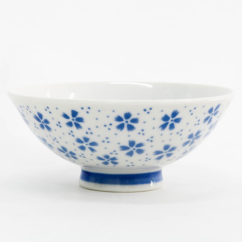 Chén bát sứ Nhật Bản, chén bát ăn cơm 11.5cm  (Sakura xanh), dùng được lò vi sóng thương hiệu 