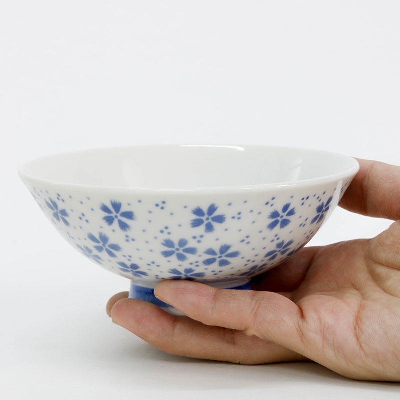 Chén bát sứ Nhật Bản, chén bát ăn cơm 11.5cm  (Sakura xanh), dùng được lò vi sóng thương hiệu 