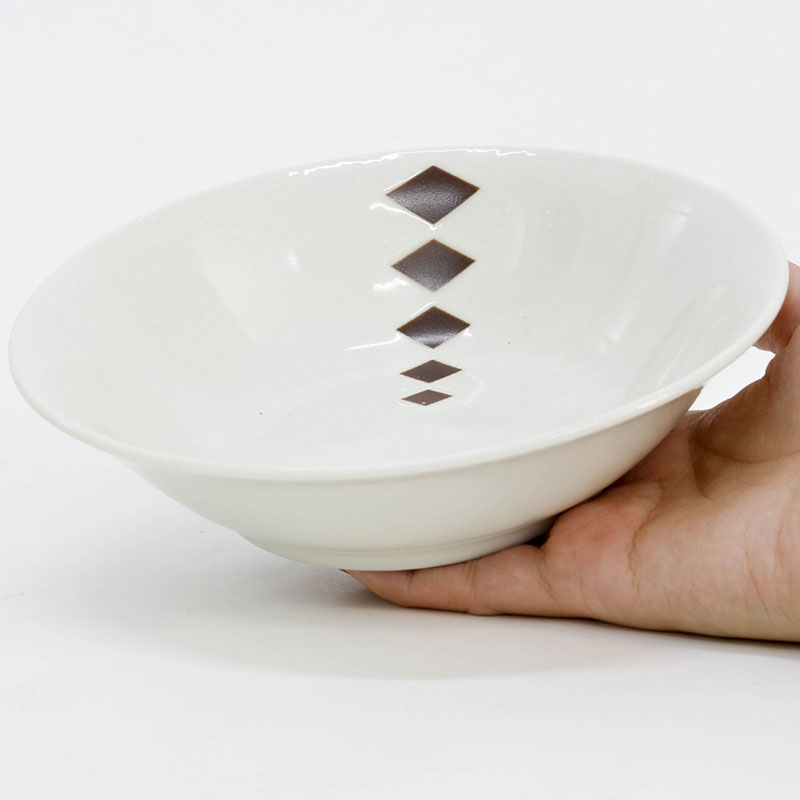 Tô sứ Nhật Bản, tô đại, bát ô tô, bát tô canh, bát ăn mì 17cm (Modern Diamond), dùng được lò vi sóng thương hiệu 