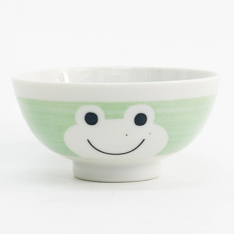 Chén bát sứ Nhật Bản, chén bát ăn cơm 10.5cm (Ếch con), dùng được lò vi sóng thương hiệu 