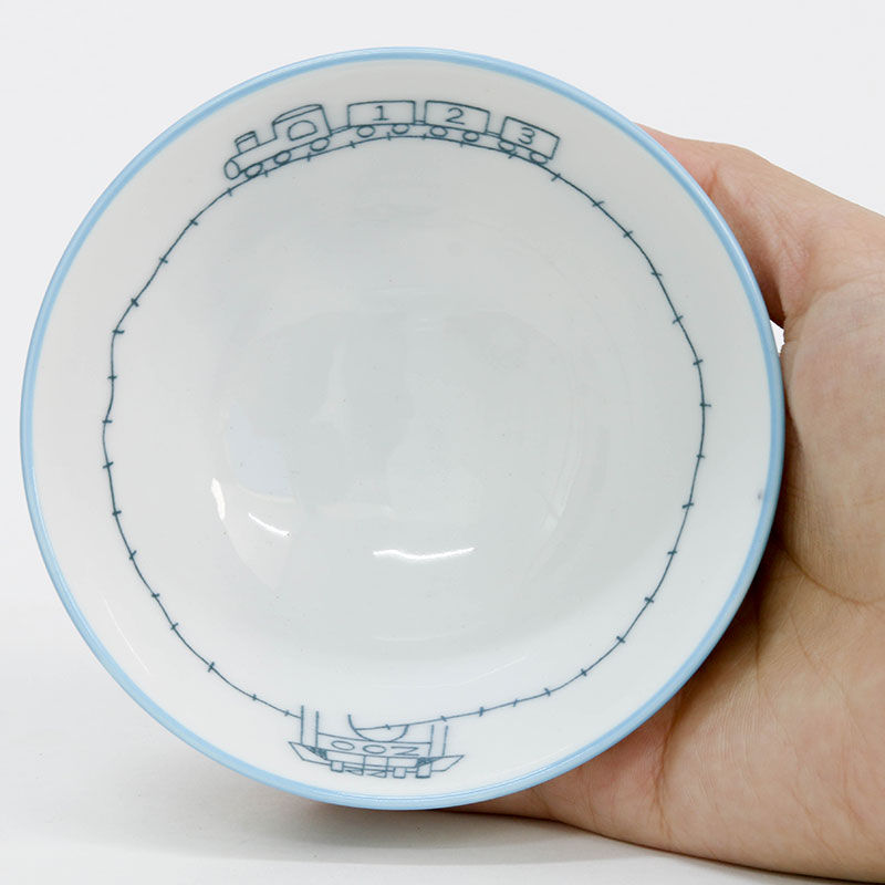 Chén bát sứ Nhật Bản, chén bát ăn cơm 11cm (Safari xanh), dùng được lò vi sóng thương hiệu 