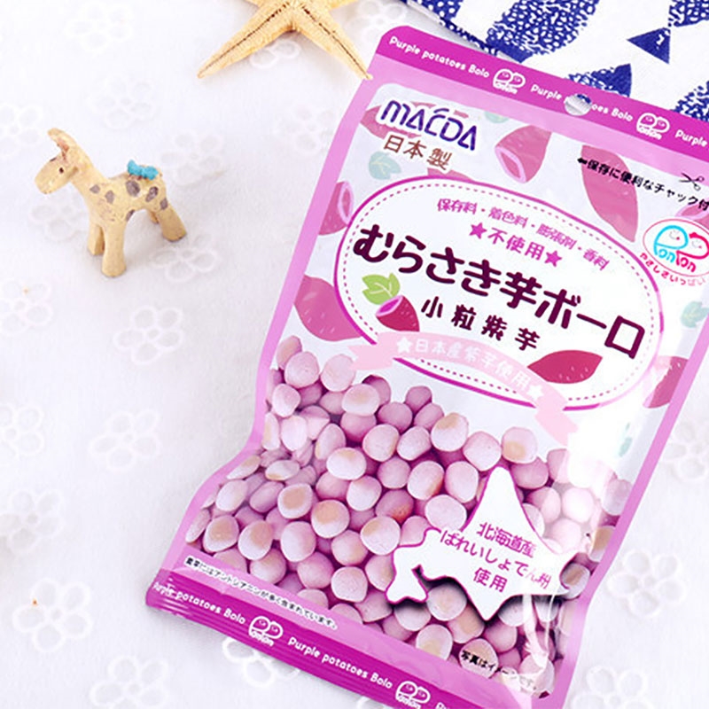 Bánh viên Boro khoai lang tím cho bé 45g  thương hiệu OSAKA MAEDA