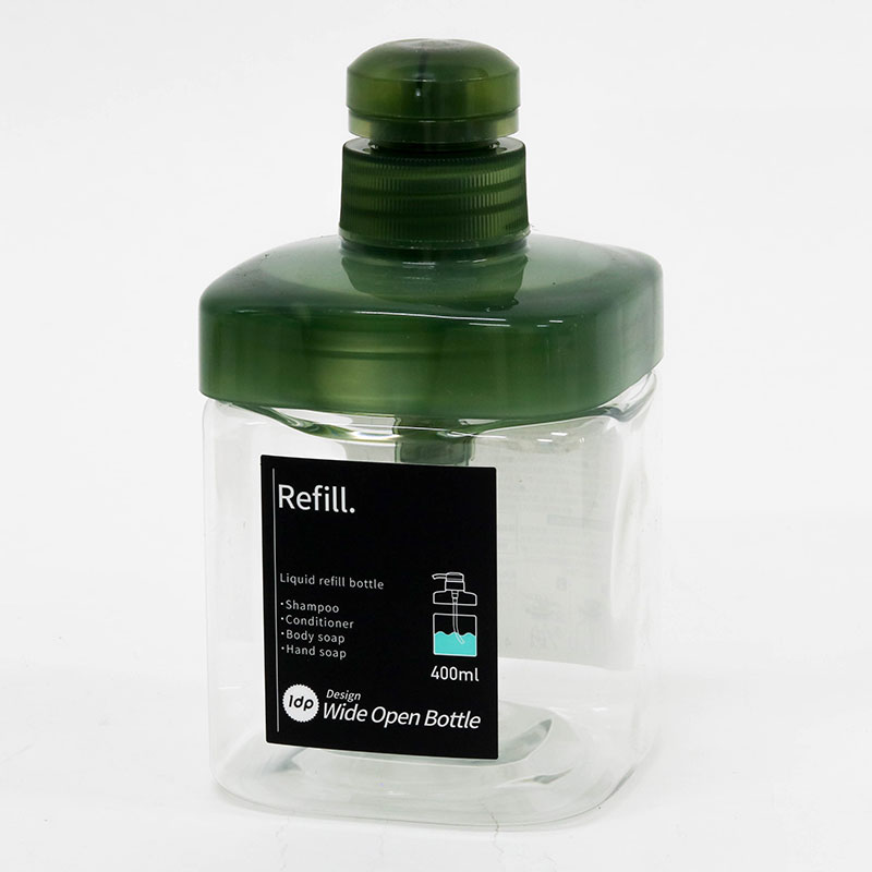 Bình nhựa vòi bơm Nhật Bản miệng rộng 400ml thương hiệu CREA