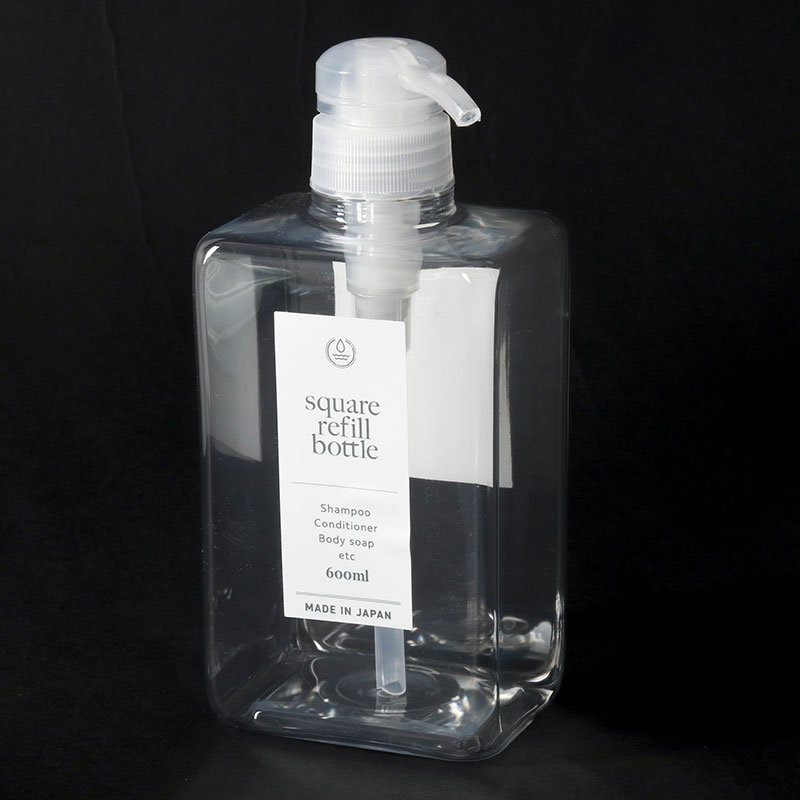 Bình nhựa vòi bơm 600ml (Trong suốt) thương hiệu CREA