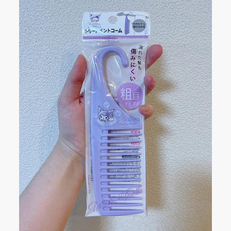 Lược chải tóc răng thưa My Melody Kuromi 19.3cm thương hiệu FRIEND
