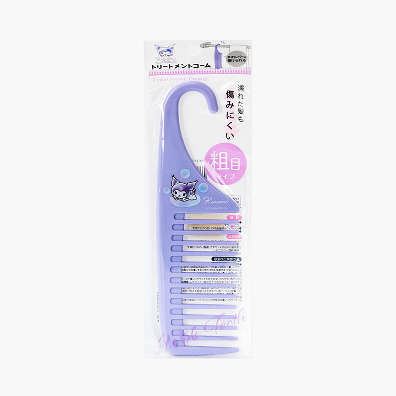 Lược chải tóc răng thưa My Melody Kuromi 19.3cm