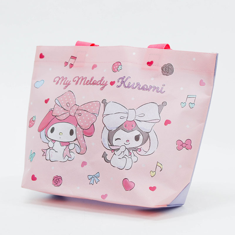 Túi Tote quai xách họa tiết My Melody Kuromi 28x20.5cm thương hiệu FRIEND