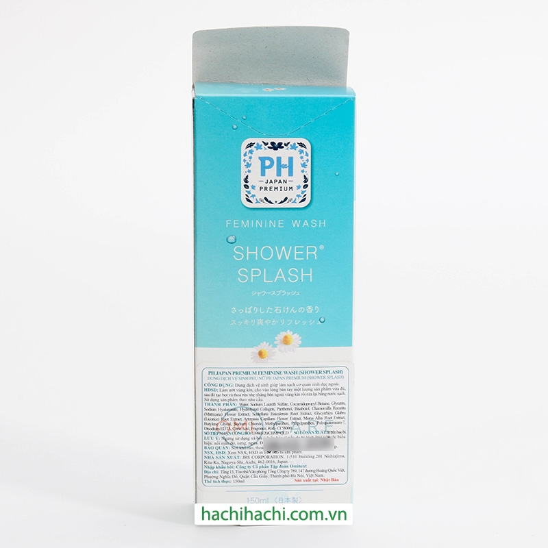 Dung dịch vệ sinh phụ nữ PH Japan hương xà phòng thanh mát 150ml (xanh da trời) thương hiệu 