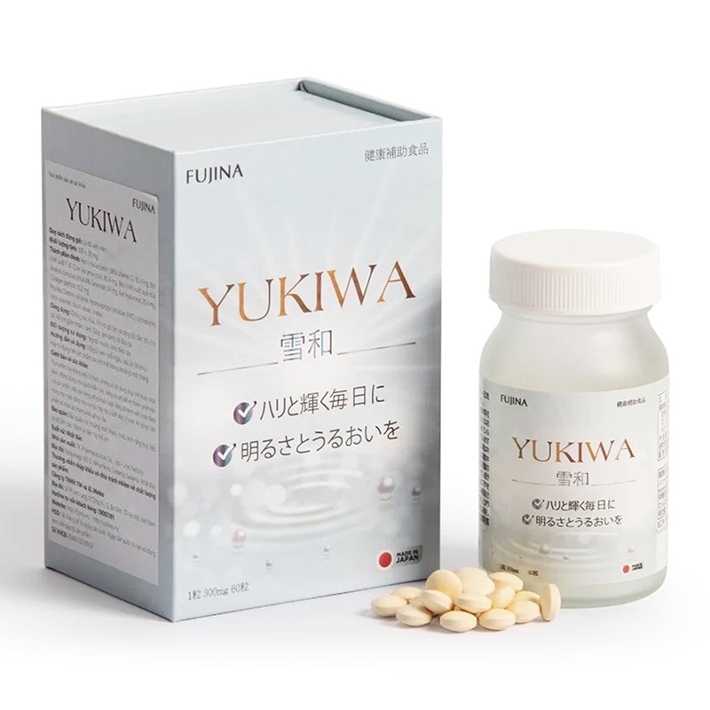 TPBVSK: Viên uống trắng da giảm thâm nám Yukiwa 60 viên thương hiệu FUJINA