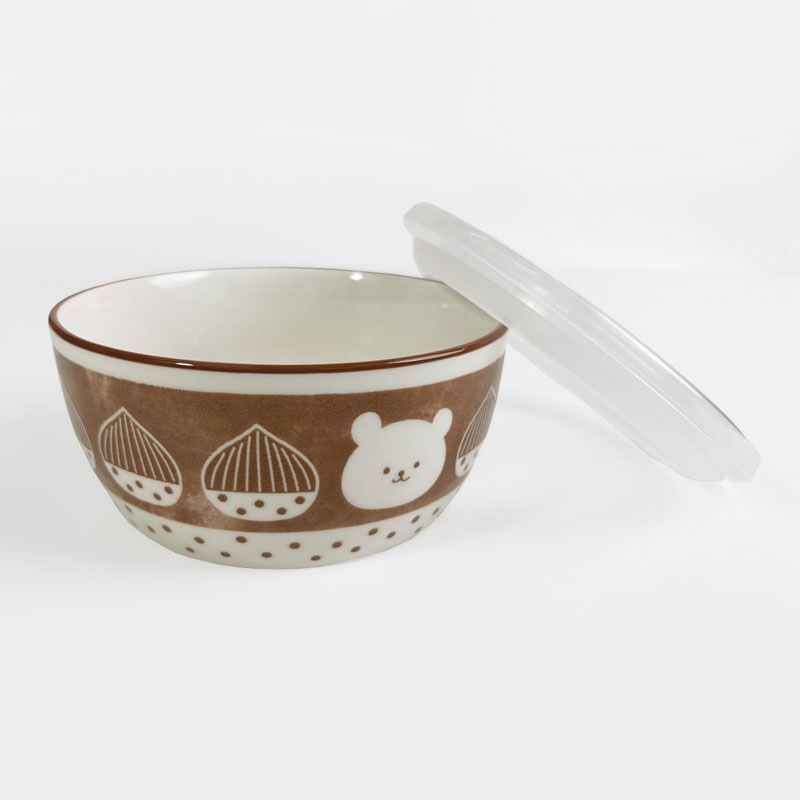 Hộp sứ đựng thức ăn 13.5x6cm, dùng được lò vi sóng thương hiệu SHINANO