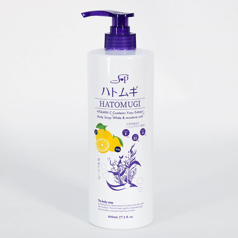 Sữa tắm dưỡng ẩm và làm trắng da Nhật Bản SP Hatomugi White & Moisture rich 800ml thương hiệu 