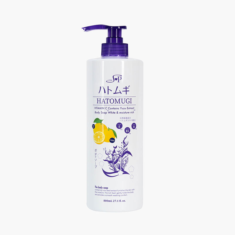 Sữa tắm dưỡng ẩm và làm trắng da Nhật Bản SP Hatomugi White & Moisture rich 800ml