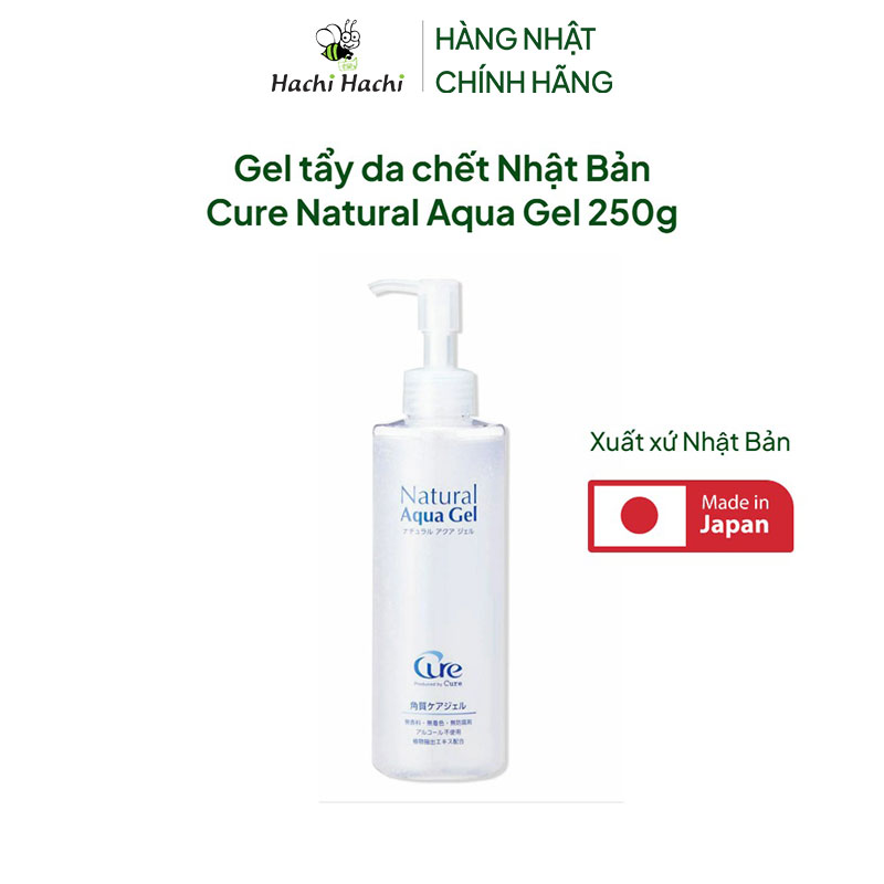 Gel tẩy da chết Nhật Bản Cure Natural Aqua Gel 250g thương hiệu 