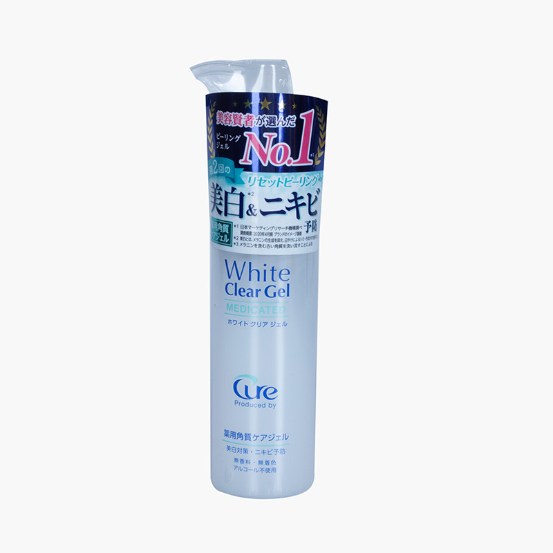 Gel tẩy da chết Nhật Bản Cure White Clear Gel 100g