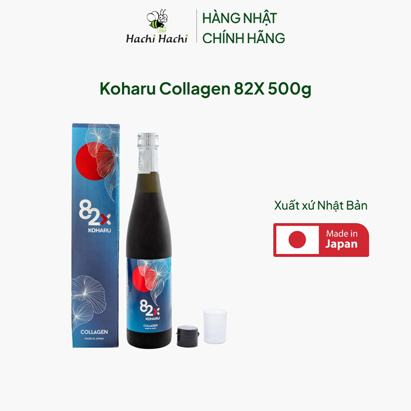 TPBVSK: Koharu Collagen Nhật Bản 82X 500g, giảm lão hóa, da sáng mịn, đàn hồi thương hiệu 82X