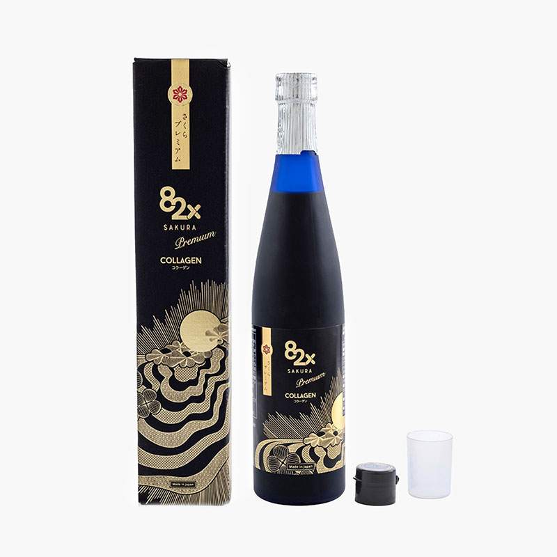 TPBVSK: Nước uống Collagen Nhật Bản 82X 120000 Sakura Premium 500g, giảm lão hóa, da sáng mịn, đàn hồi