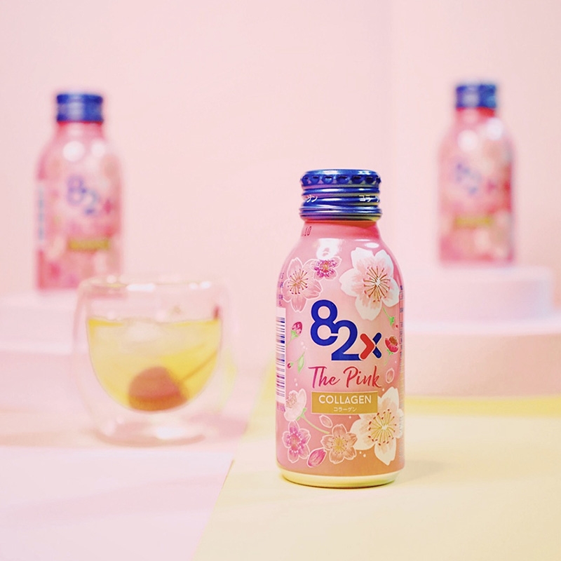 TPBVSK: Nước uống Collagen 82X The Pink (100mlx10chai) (Chống lão hóa, da căng mịn) thương hiệu 82X