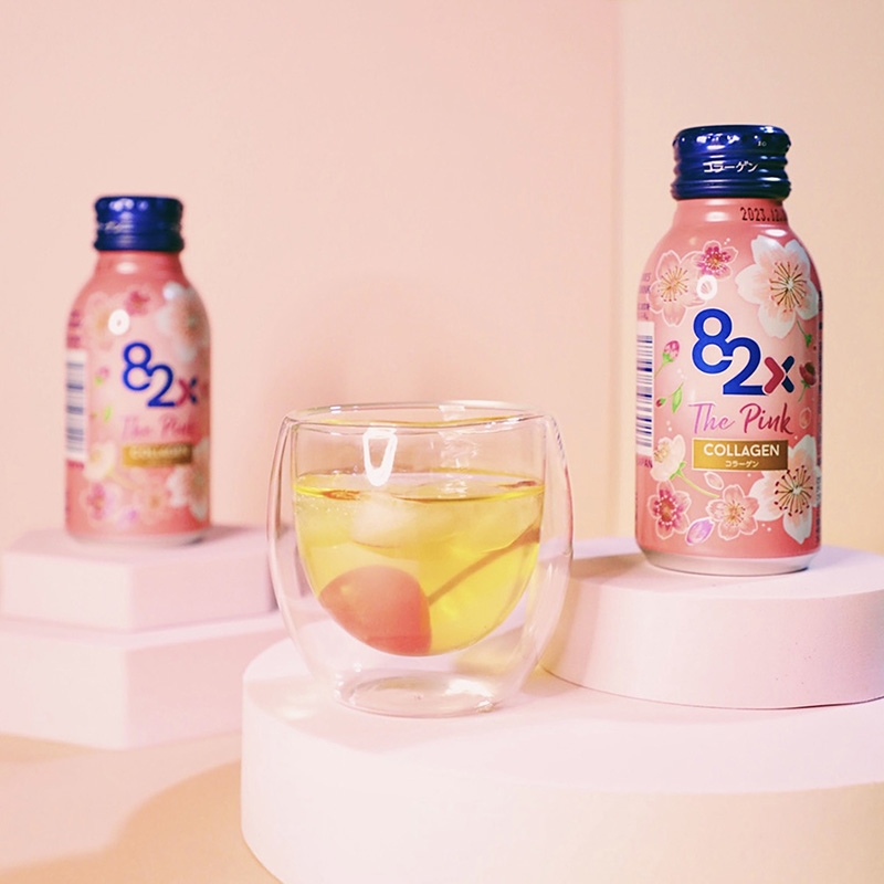 TPBVSK: Nước uống Collagen 82X The Pink (100mlx10chai) (Chống lão hóa, da căng mịn) thương hiệu 82X