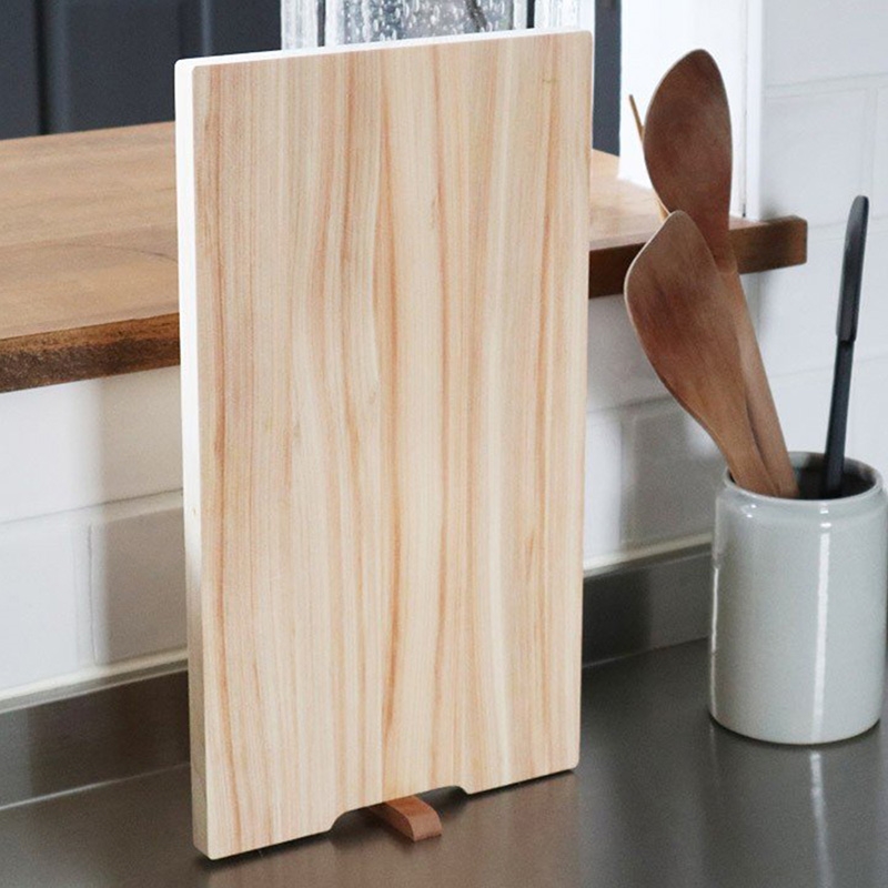Thớt gỗ Hinoki Nhật Bản cao cấp 36x20cm (Có chân đặt đứng) thương hiệu 