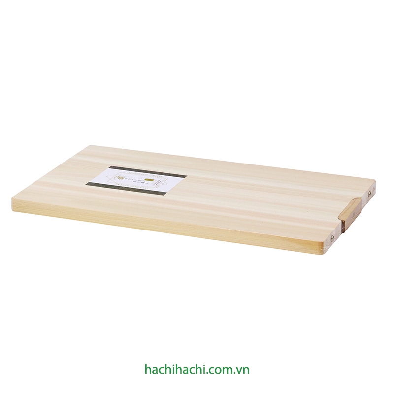 Thớt gỗ Hinoki Nhật Bản cao cấp 36x20cm (Có chân đặt đứng) thương hiệu 