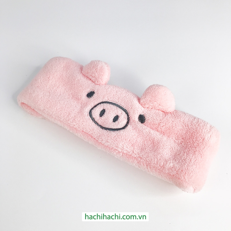 Băng đô rửa mặt, trang điểm hình heo thương hiệu 