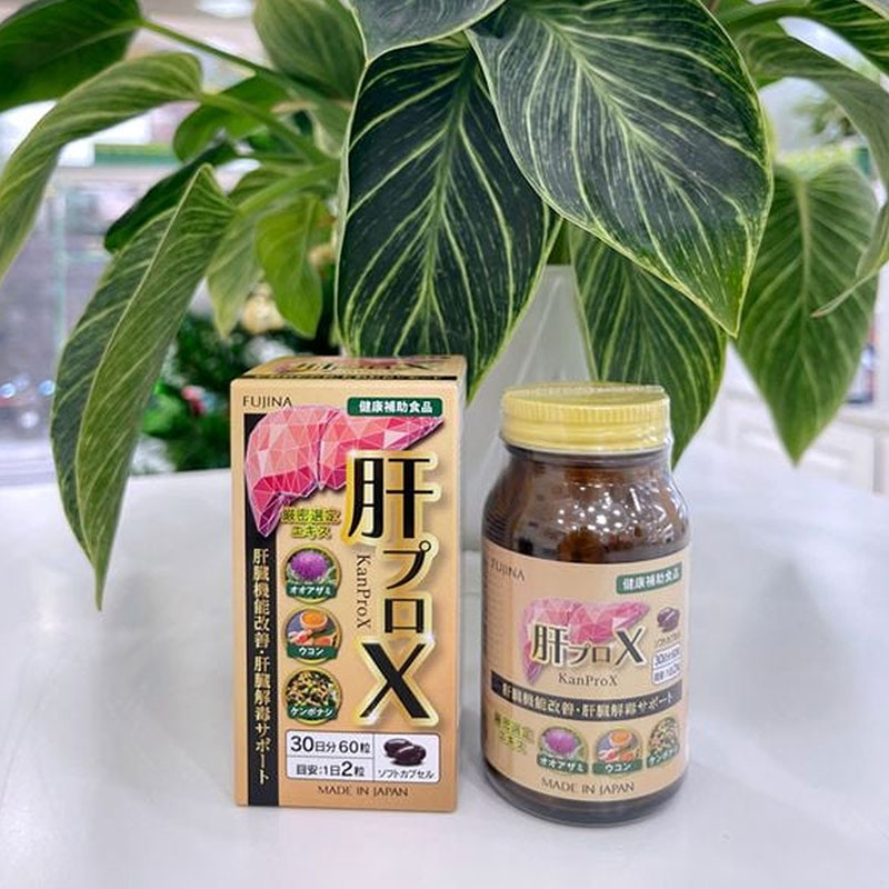 TPBVSK: Viên uống Kanprox Nhật Bản 60 viên, hỗ trợ cải thiện chức năng gan, giải độc gan thương hiệu FUJINA