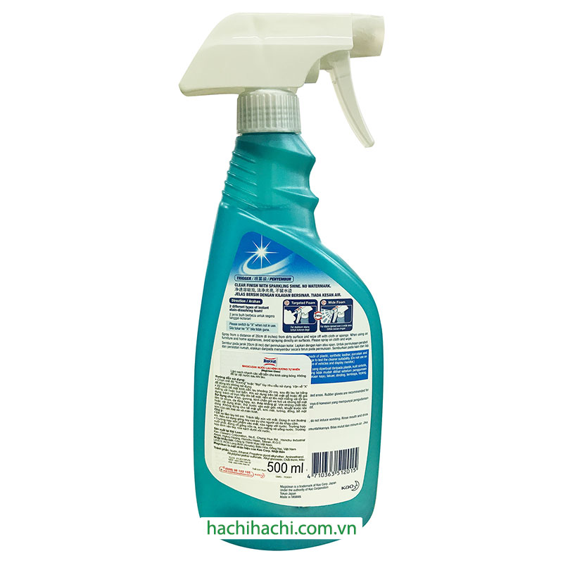 Nước lau kính Magiclean 500ml  thương hiệu KAO