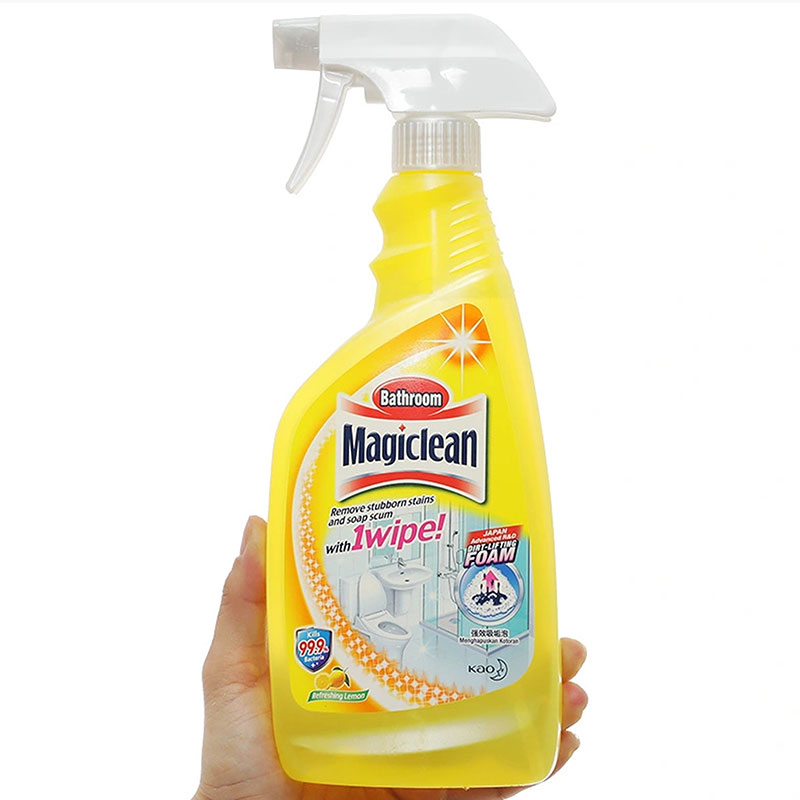 Nước tẩy rửa nhà tắm hương chanh Magiclean 500ml Diệt 99,9% vi khuẩn thương hiệu KAO