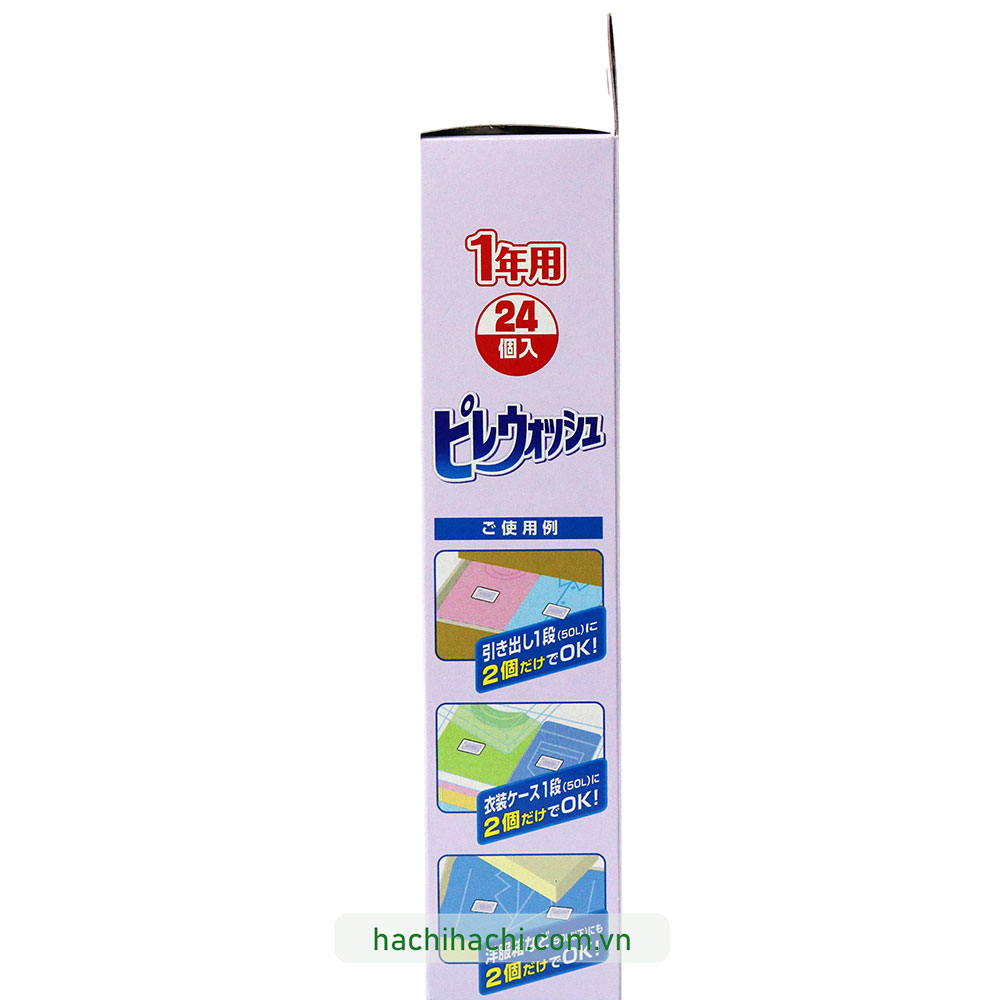 Viên khử mùi tủ quần áo 24 viên thương hiệu LION CHEMICAL