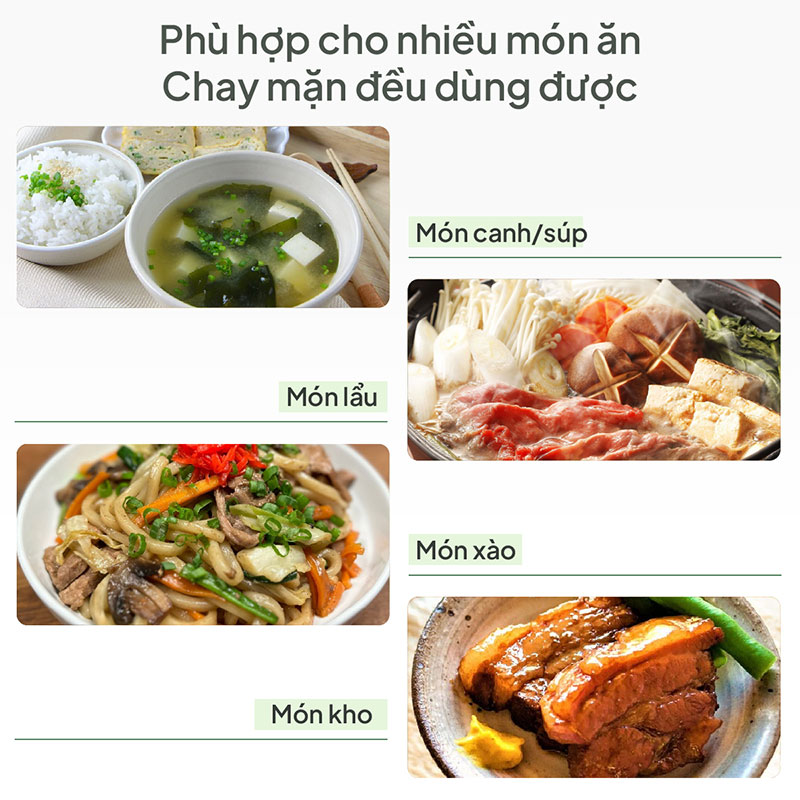 Hạt nêm Dashi tảo bẹ Kombu Maruhachi 500g (Loại cô đặc) thương hiệu 