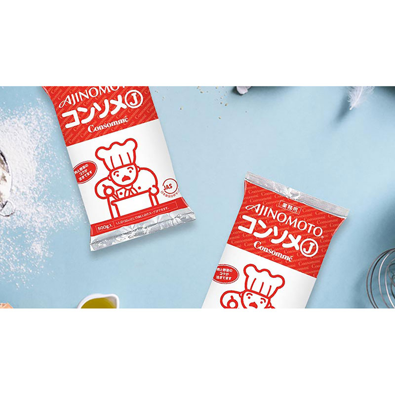 Bột nêm chiết xuất thịt & rau Ajinomoto Consomme 500g thương hiệu AJINOMOTO
