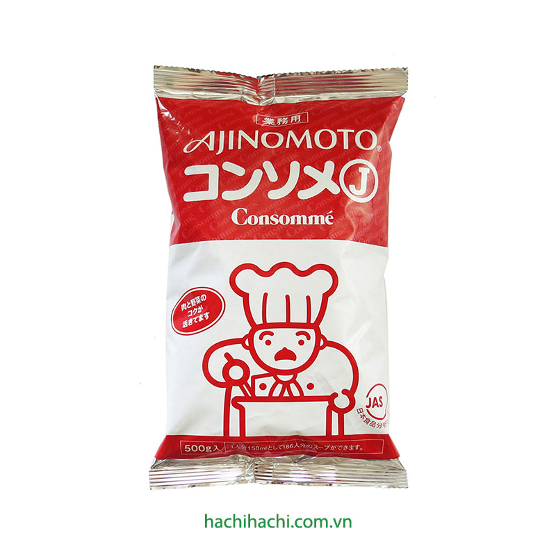 Bột nêm chiết xuất thịt & rau Ajinomoto Consomme 500g