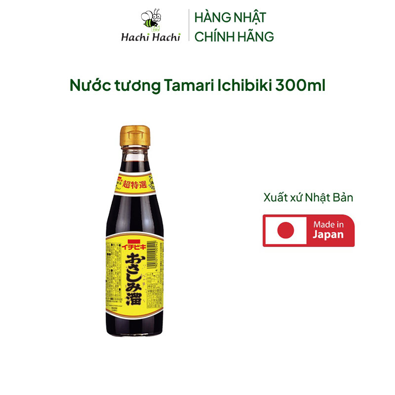 Nước tương Tamari Ichibiki 300ml thương hiệu 