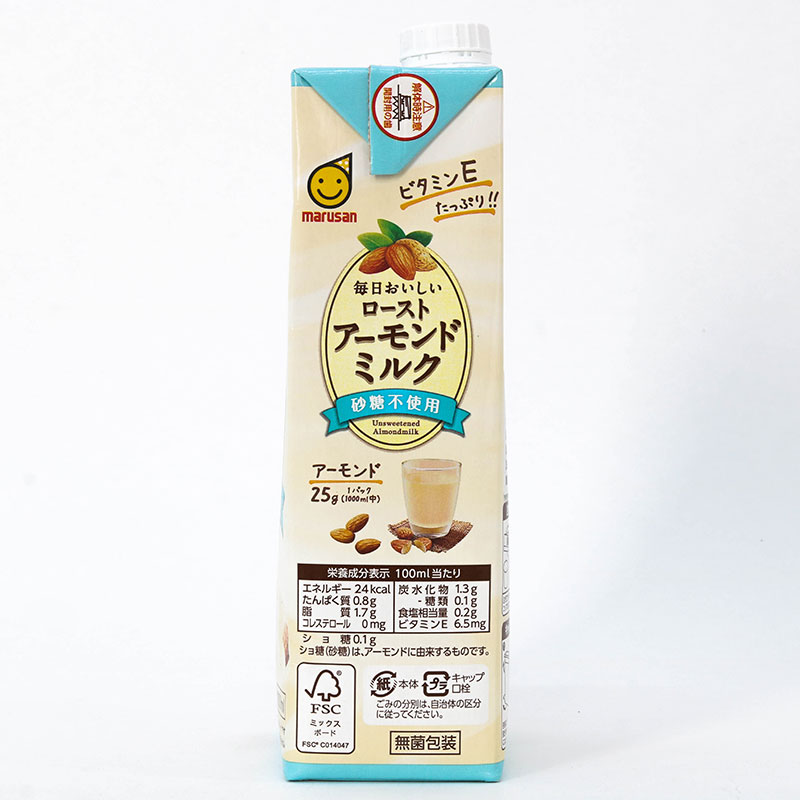 TPBS: Sữa hạnh nhân không đường Marusan 1L thương hiệu MARUSAN AI