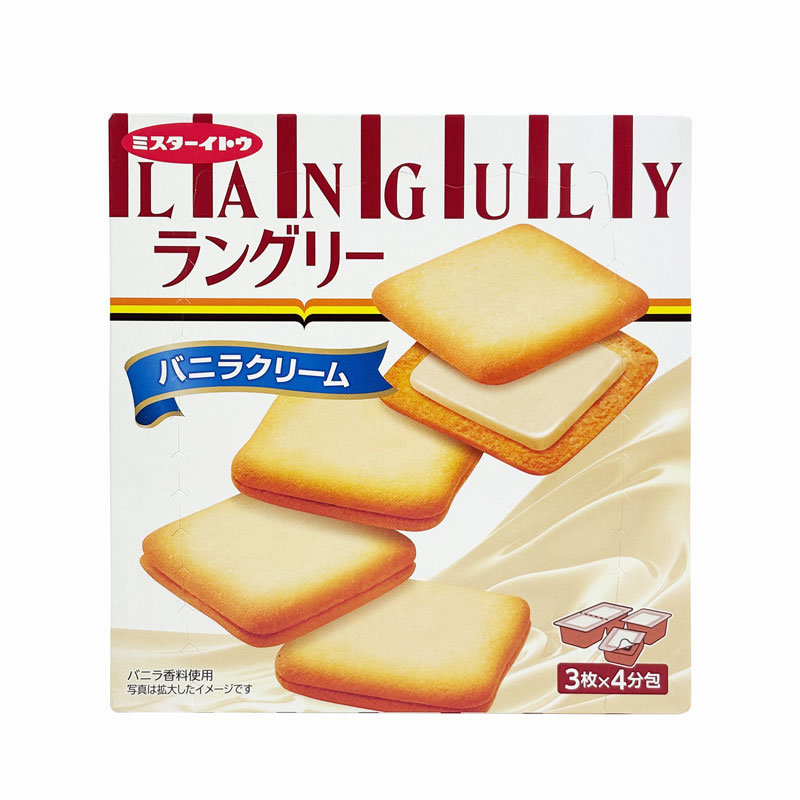 Bánh quy Languly vị vani 129.6g  (3 cái x 4 hộp)