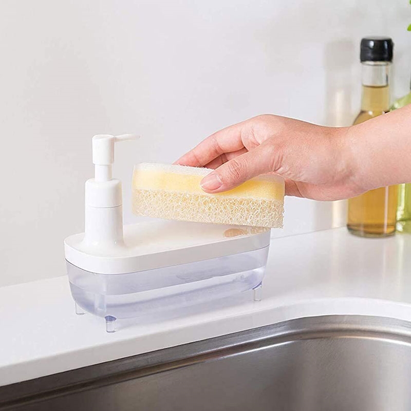 Hộp đựng xà bông và mút rửa chén 350ml thương hiệu OHE