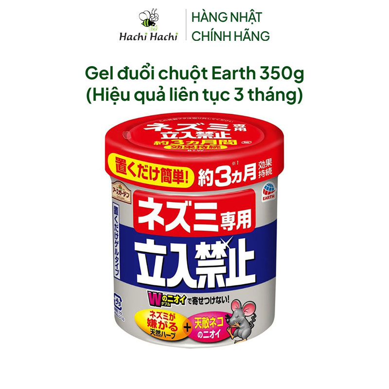 Gel đuổi chuột Earth 350g (Hiệu quả liên tục 3 tháng) thương hiệu EARTH BIO CHEMICAL