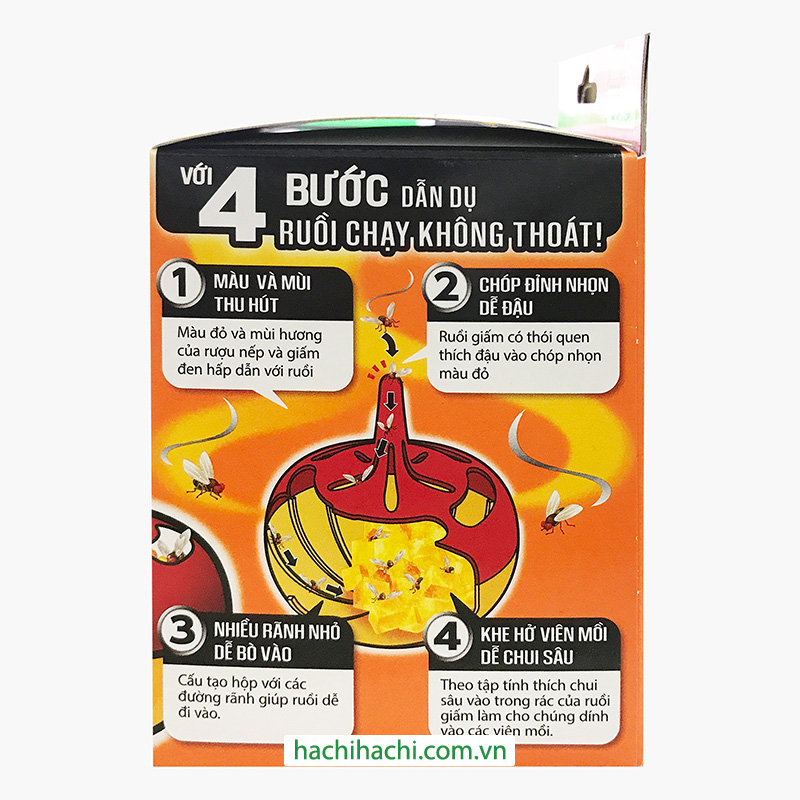 Bẫy diệt ruồi giấm ARS Fly catcher 35g thương hiệu EARTH BIO CHEMICAL