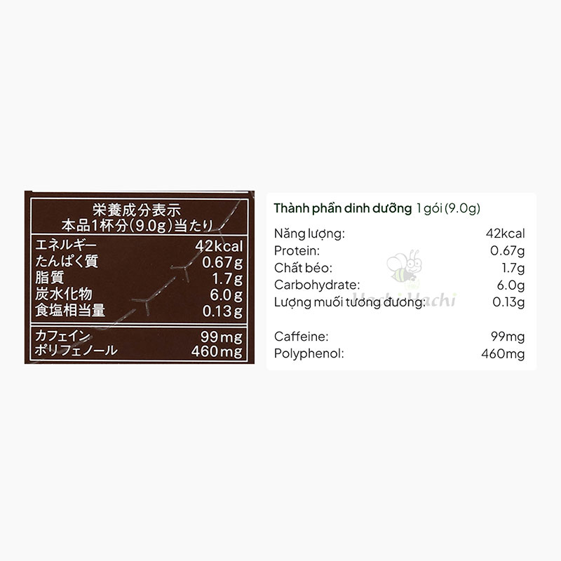 Cà phê Latte Blendy đậm đà 72g (9gx8gói) thương hiệu AJINOMOTO AGF