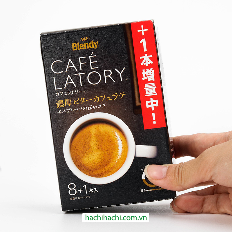 Cà phê Latte Blendy đậm đà 72g (9gx8gói) thương hiệu AJINOMOTO AGF